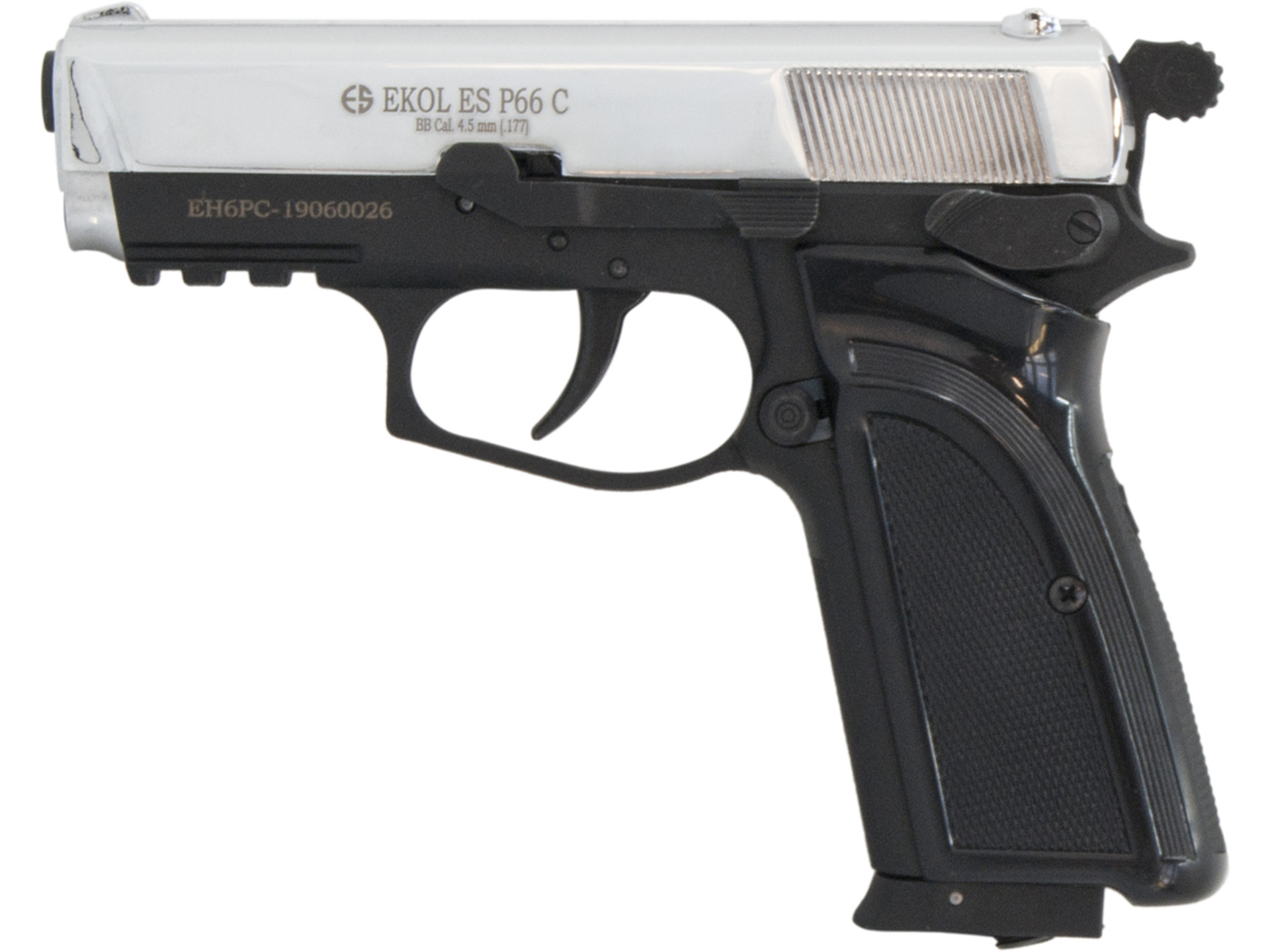 Vzduchová pistole Ekol ES P66 Compact chrom4,5mm