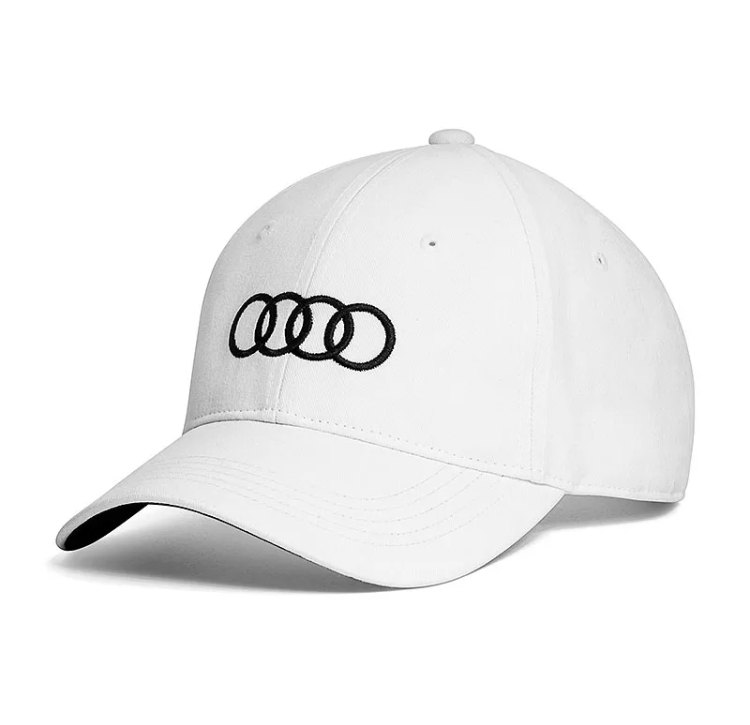 Baseballová čepice Audi white