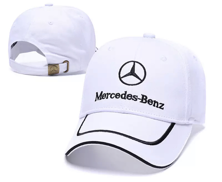 Kšiltovka Mercedes bílá