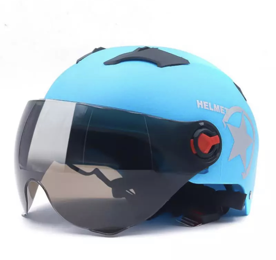 Helma v stylu retro - STAR světle modrá