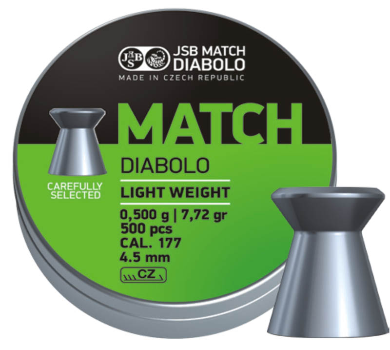 Diabolo JSB Match pistole 500ks cal.4,49mm   