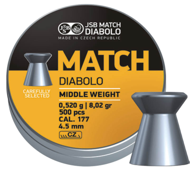 Diabolo JSB Match puška 500ks cal.4,52mm