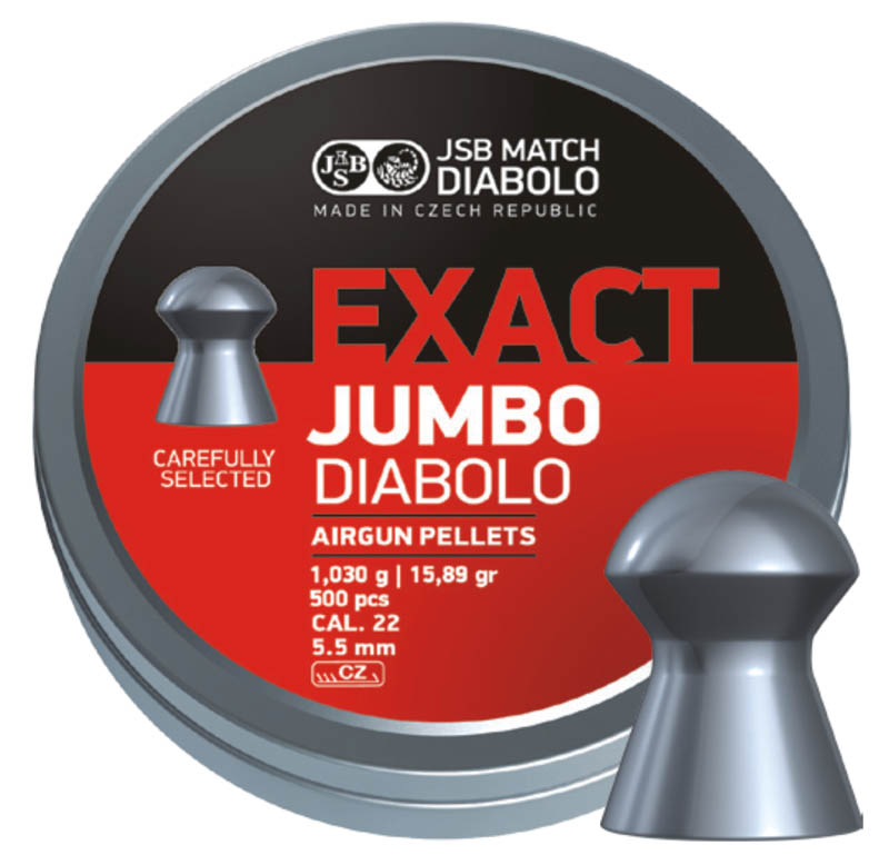 Diabolo JSB Exact Jumbo 500ks cal.5,52mm