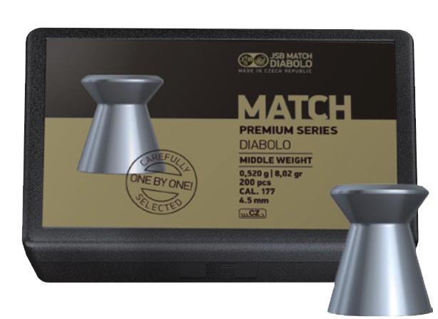 Diabolo JSB Premium Match Middle 200ks cal.4,5mm