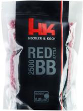 Kuličky BB 6mm 0,20g 2500 ks červené Heckler&Koch