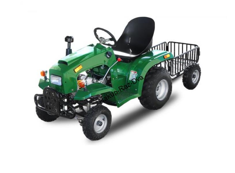Dětská čtyřkolka traktor 110cc zelený