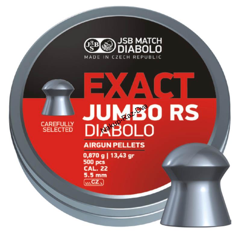 Diabolo JSB Exact Jumbo RS 500ks cal.5,52mm