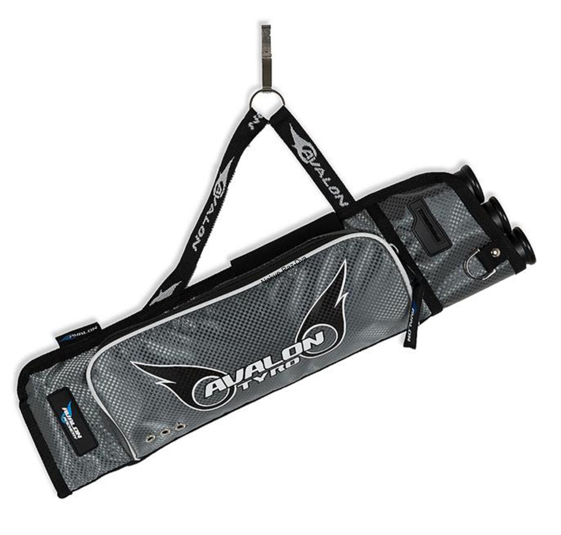 Toulec na šípy Avalon Tyro 3T-pocket RH gray