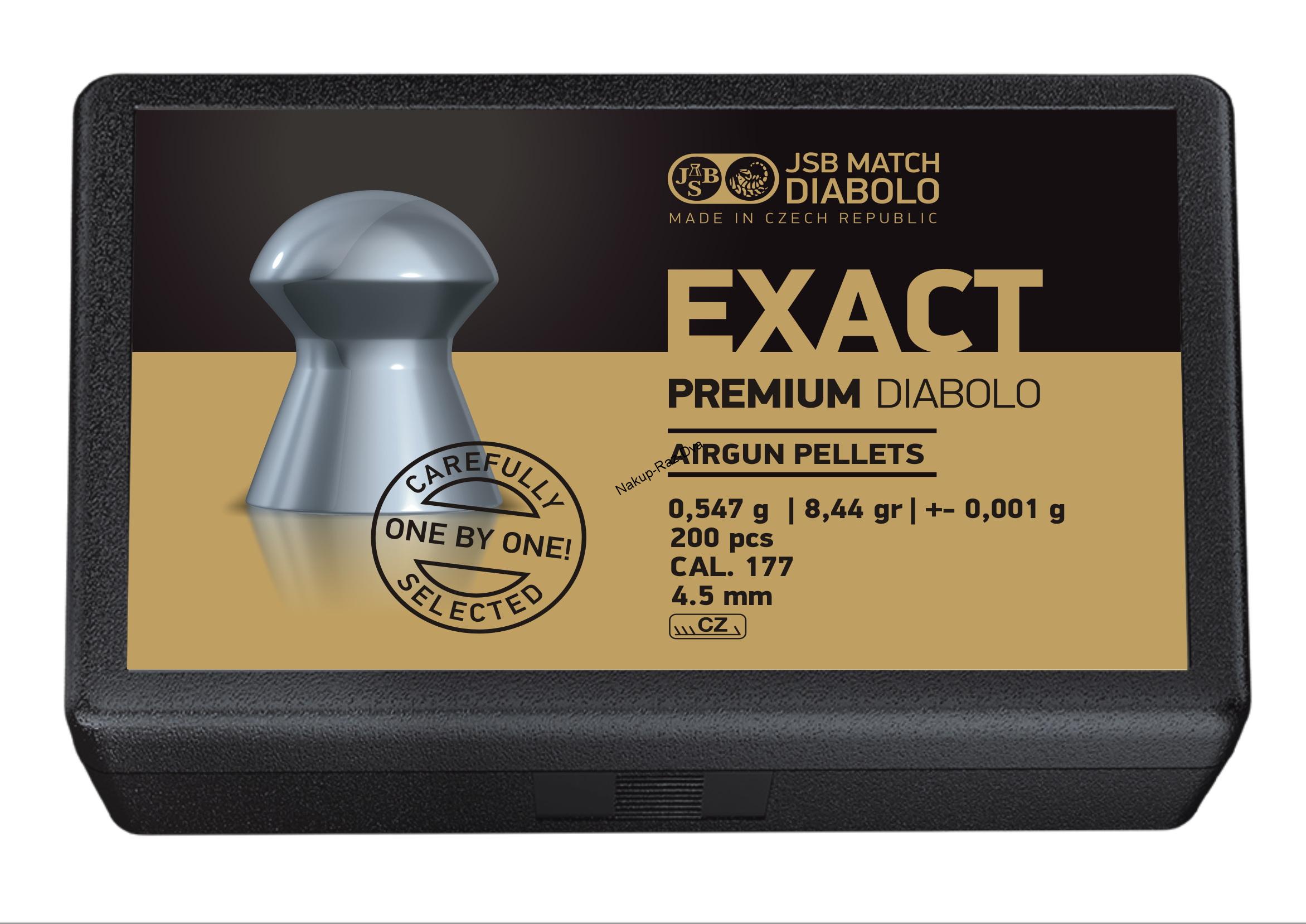 Diabolo JSB Premium Exact 200ks cal.4,52mm