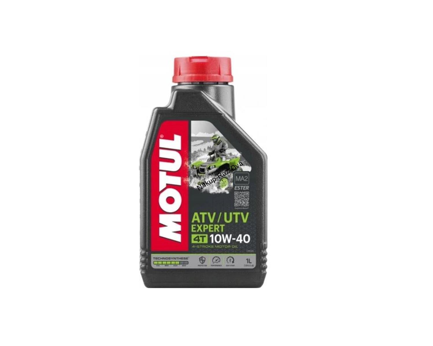 Moto olej Motul 10W40 ATV/UTV 1L expert syntetic