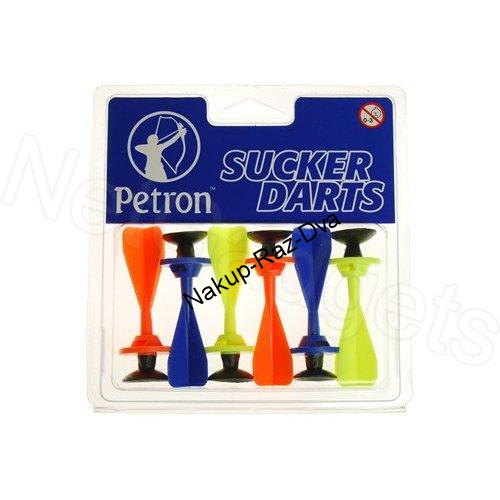 Šipky Petron Toy 106/02 s přísavkou 6ks     