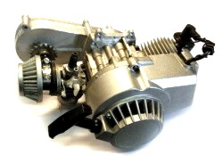 Motor na minicross 49ccm poloautomat