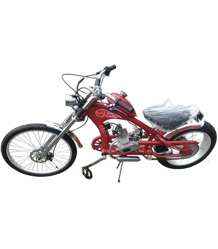 Moto kolo Chopper 49cc red