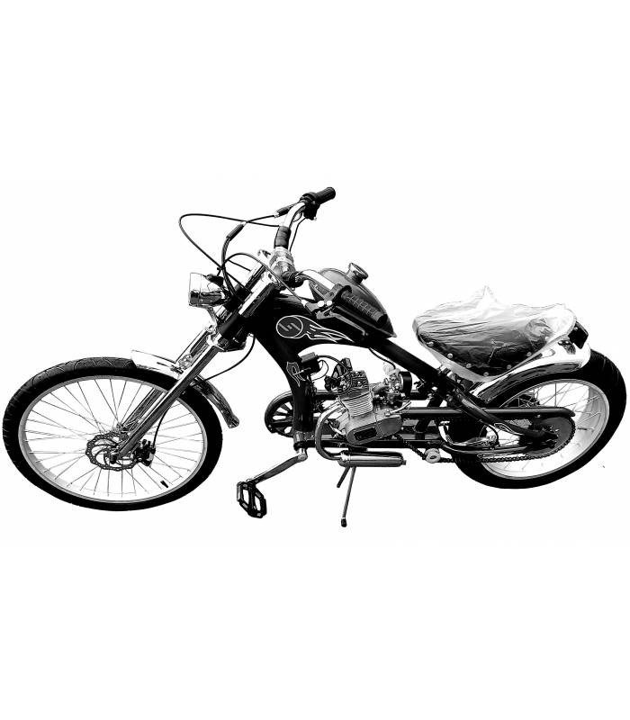 Moto kolo Chopper 80cc black