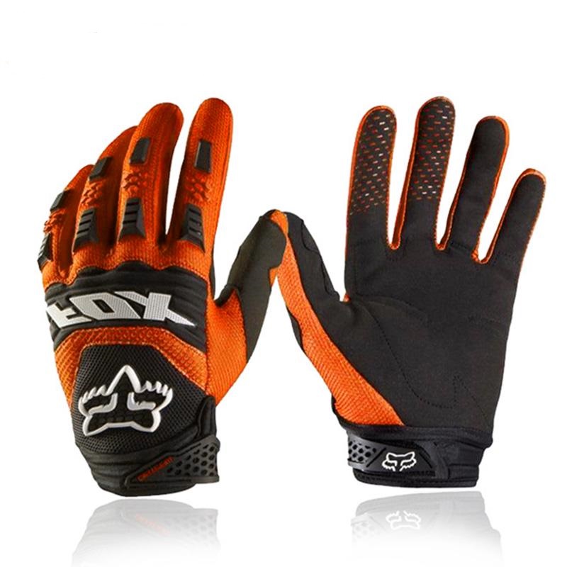 Moto rukavice FOX orange
