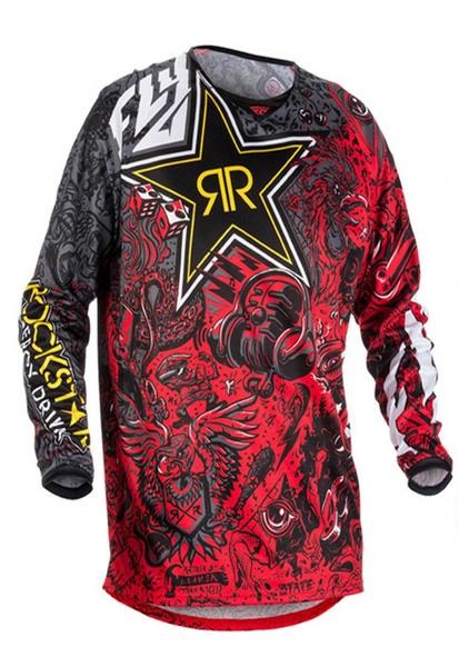 Moto dres Rockstar červený