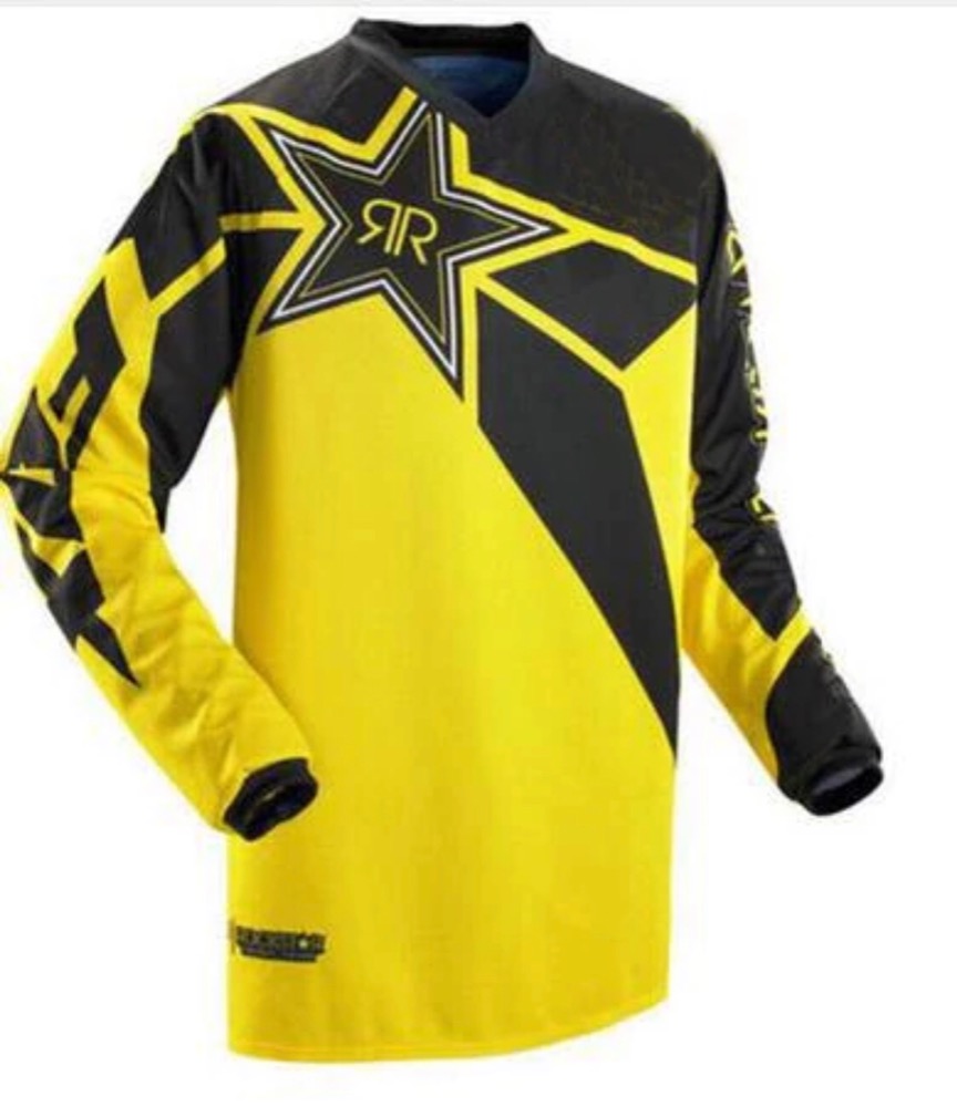 Moto dres Rockstar žlutý