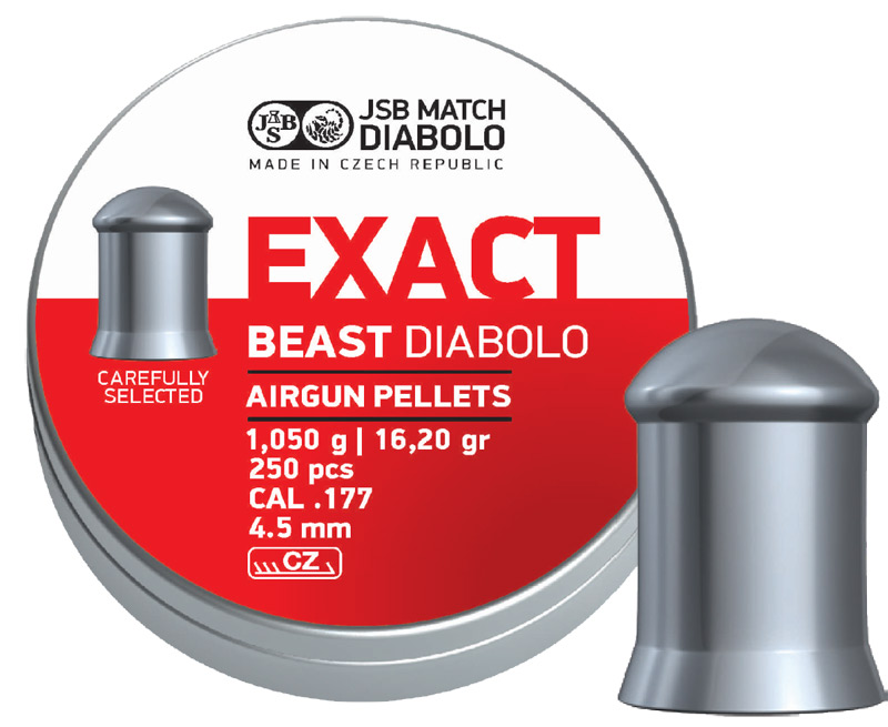 Diabolo JSB Exact Beast 250ks cal.4,52mm