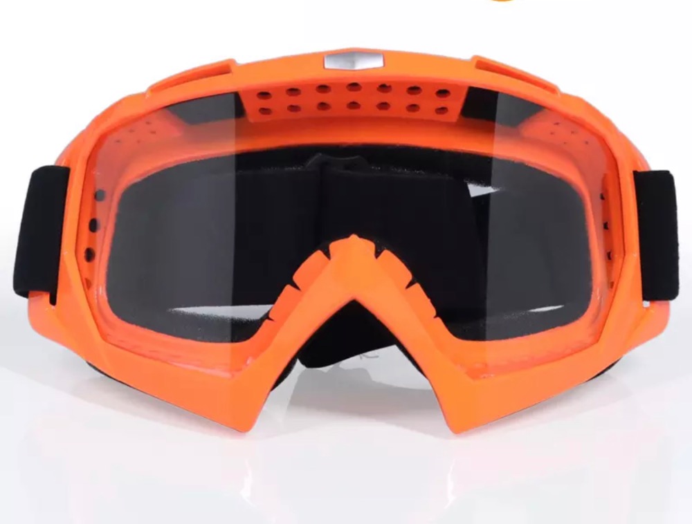 Brýle pro motokros dětské oranžové B