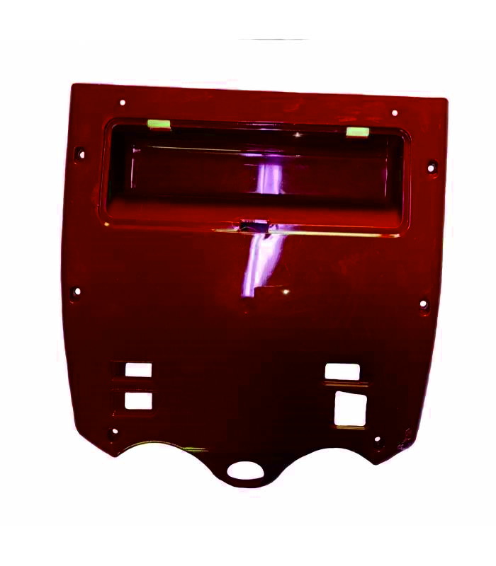 Plast pod volant  traktor 110cc červený