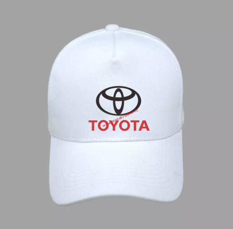 Čepice Toyota bílá