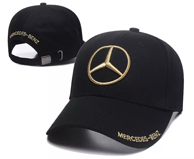 Baseballová čepice Mercedes se zlatým logem