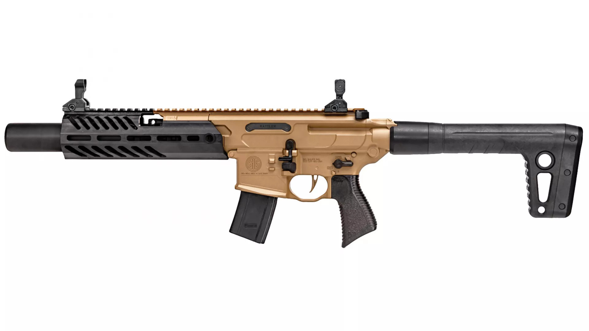 Vzduchový samopal Sig Sauer MCX Canebrake FDE ráže 4,5mm