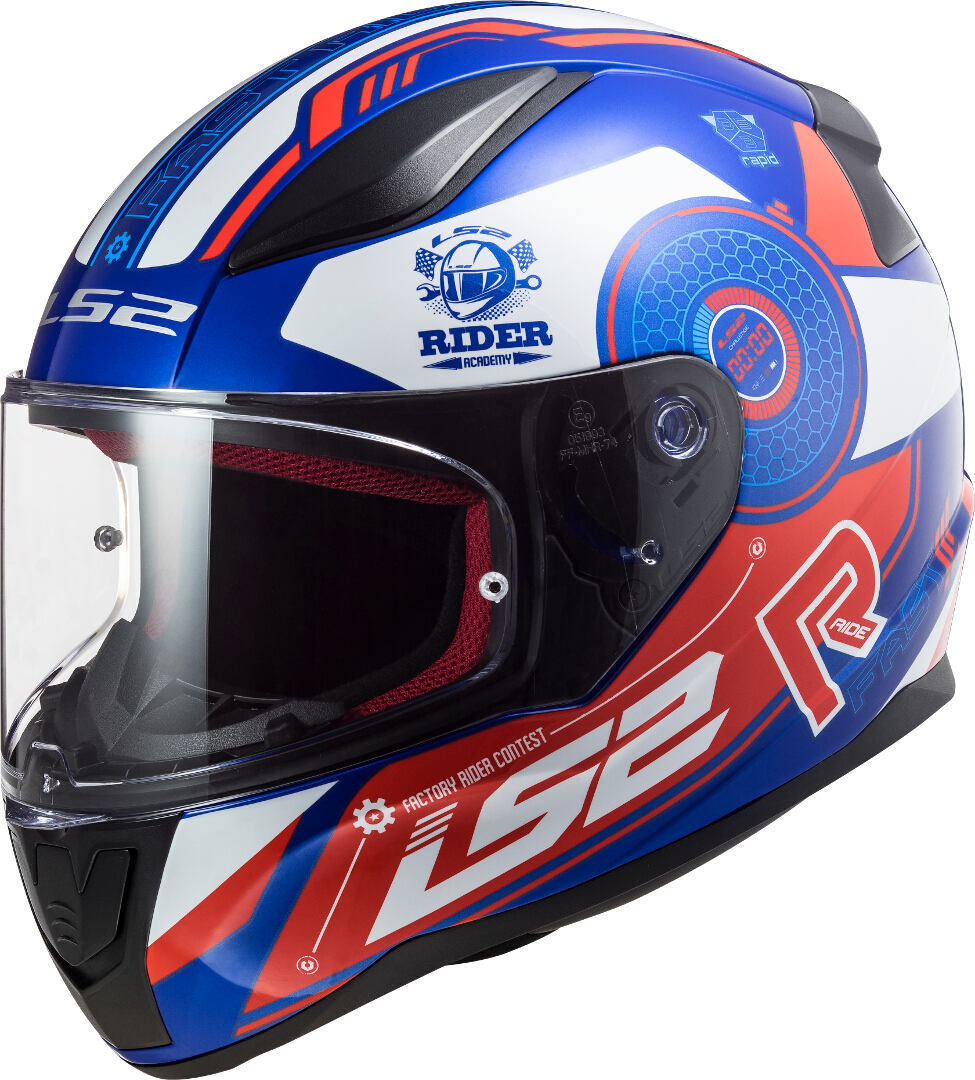 Moto helma integrální  LS2 FF353 Rapid Stratus red white blue