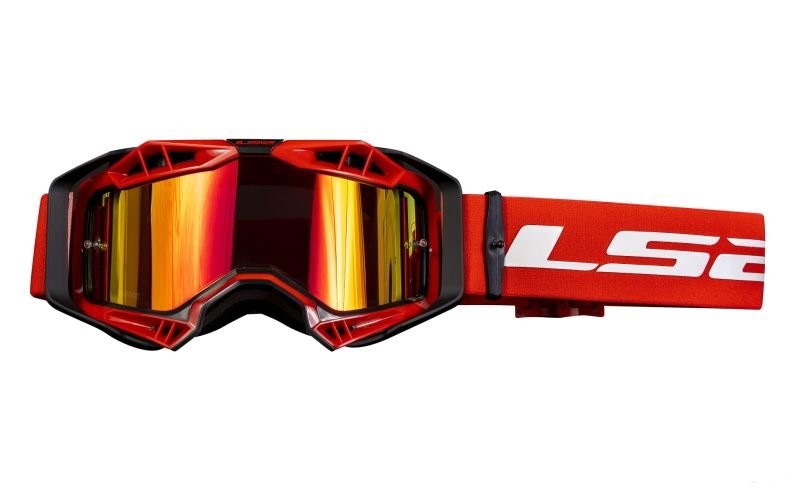 Brýle pro motokros LS2 Aura Pro červené