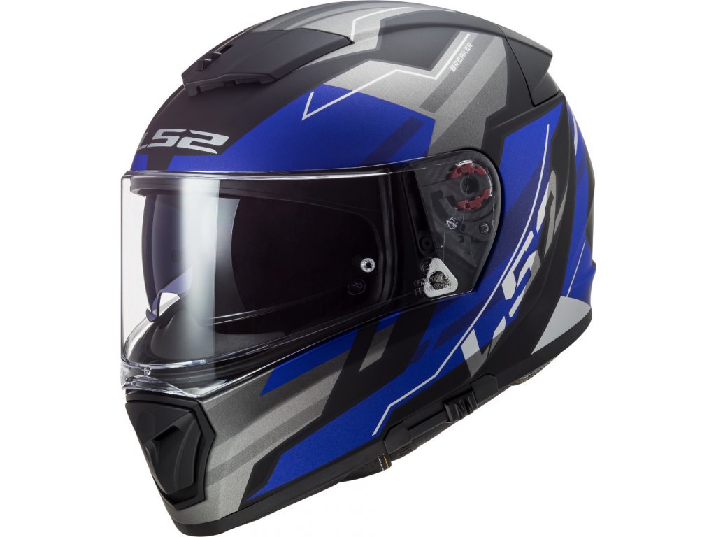 Moto helma integrální  LS2 FF390 Breaker Evo Beta matt blue
