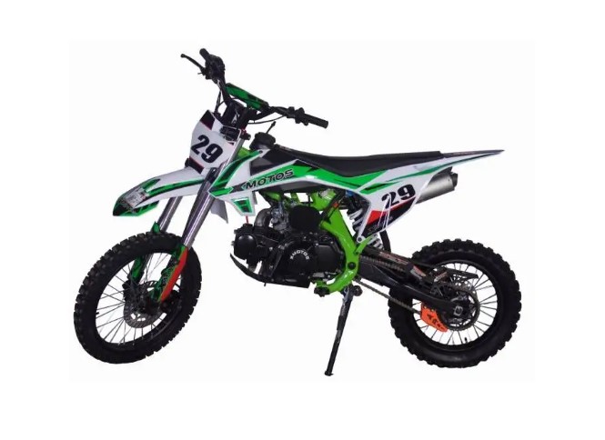 Pitbike XB29 125cc 4T el.start zelený