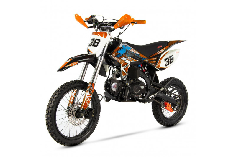 Oranžový pitbike XB38 125cc 4T el.start