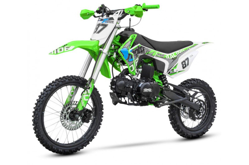 Zelený pitbike XB87 125cc 4T el.start