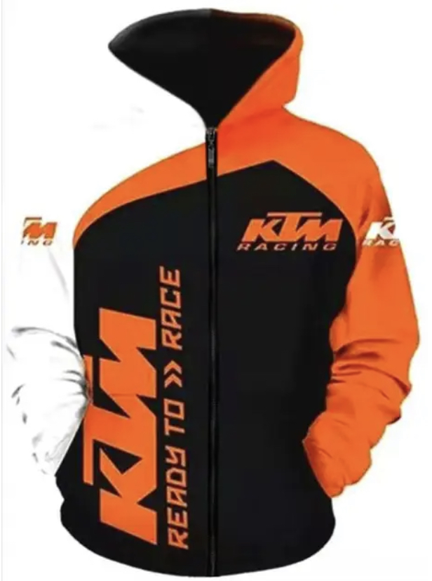 Moto mikina KTM racing s kapucí