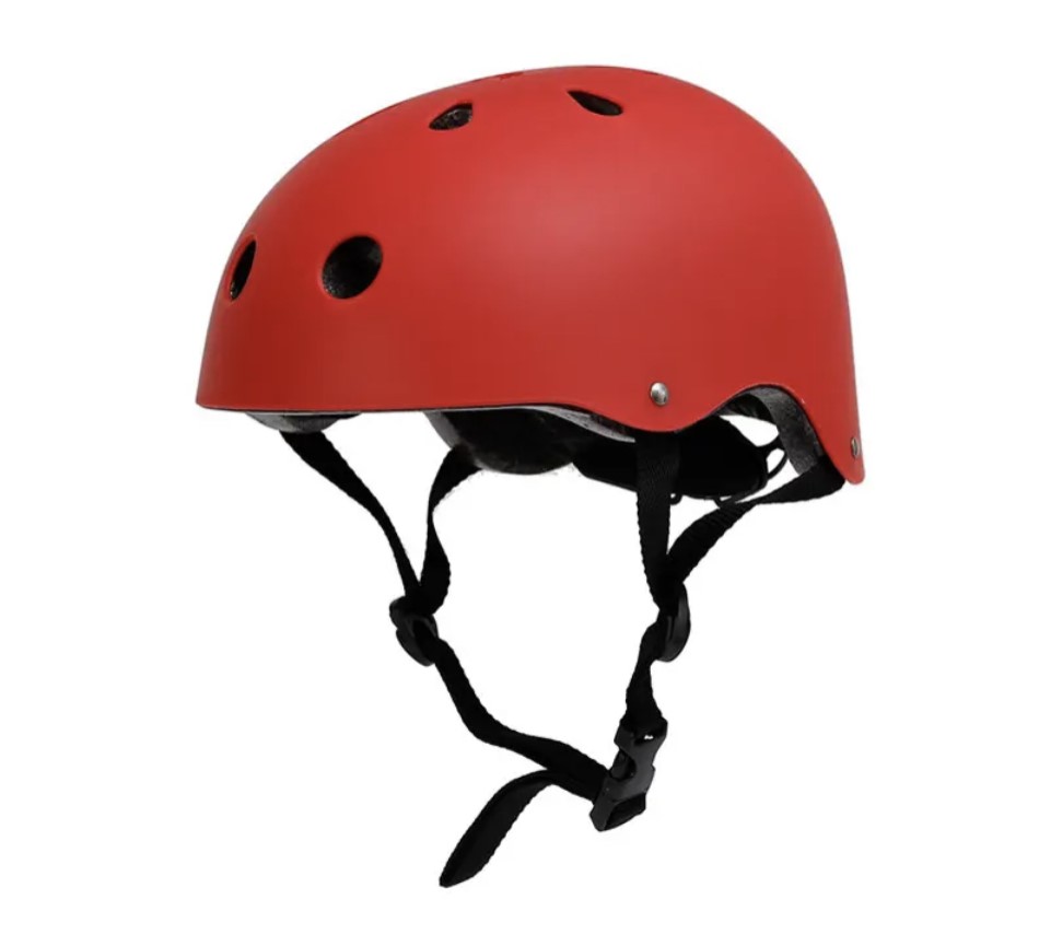 Otevřená helma BMX červená