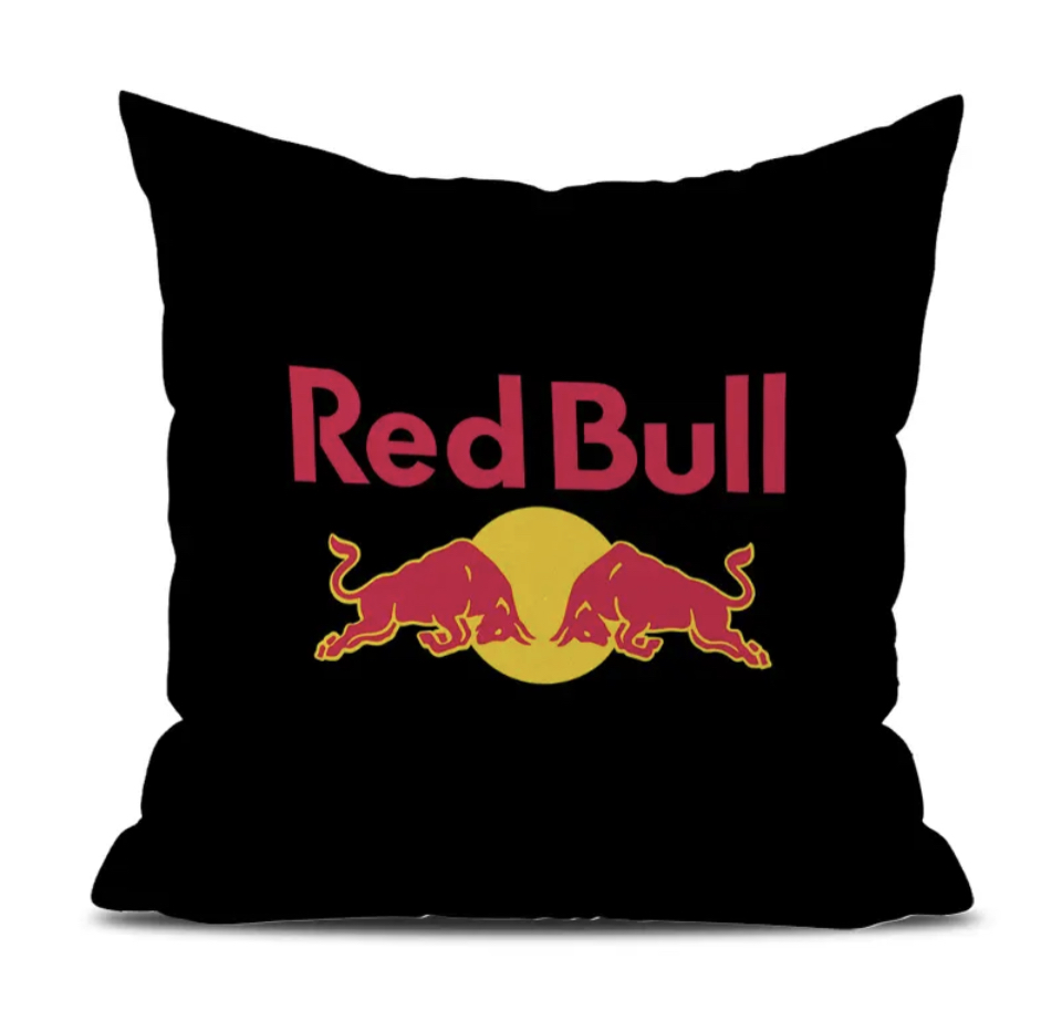 RedBull polštář 30x30cm černý