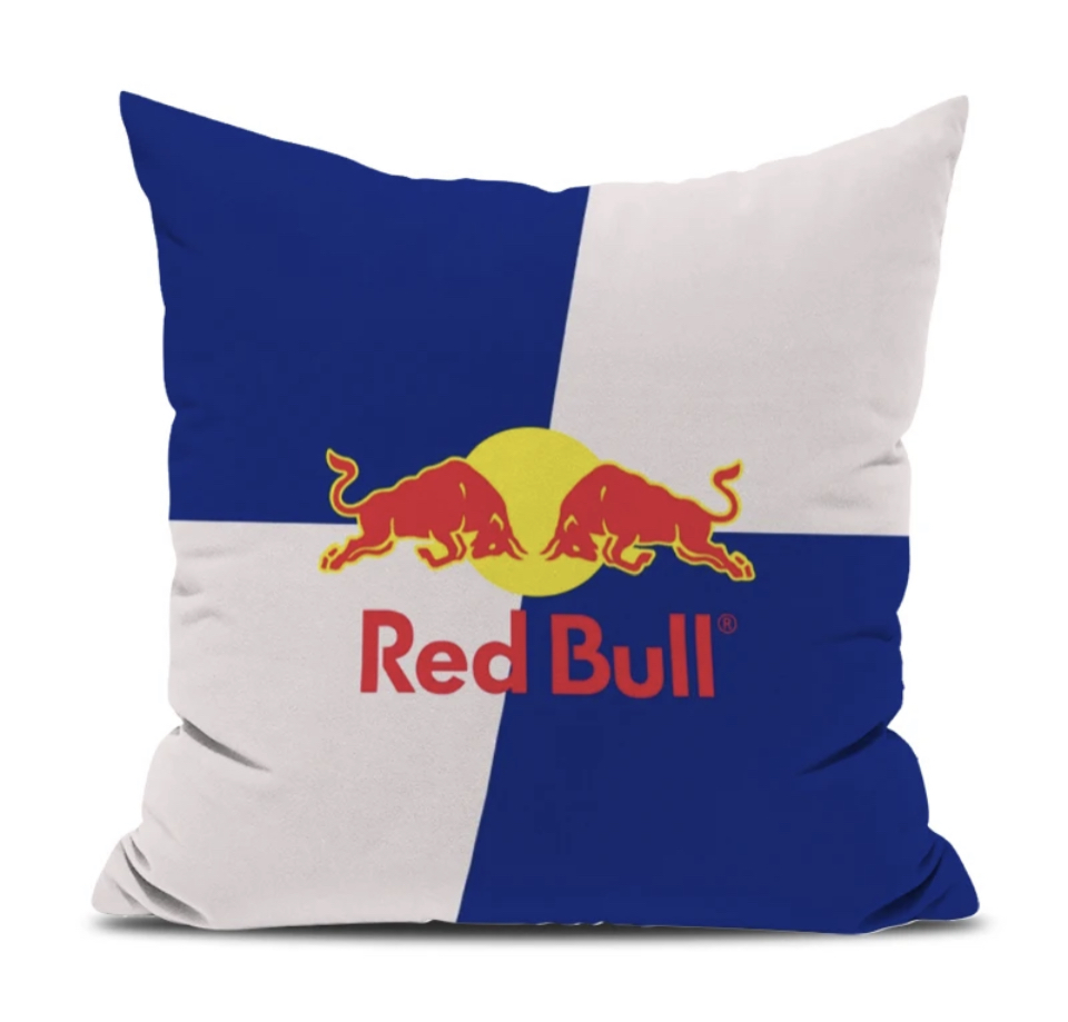 RedBull polštář 30x30cm modro-bílý