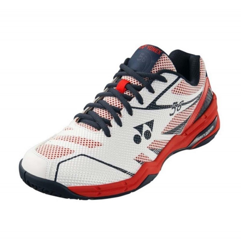 Badmintonové boty Yonex SHB 56 WHITE RED