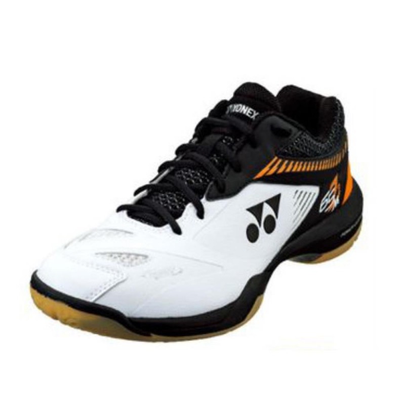 Badmintonové boty Yonex PC 65 Z2 MEN WHITE ORANGE