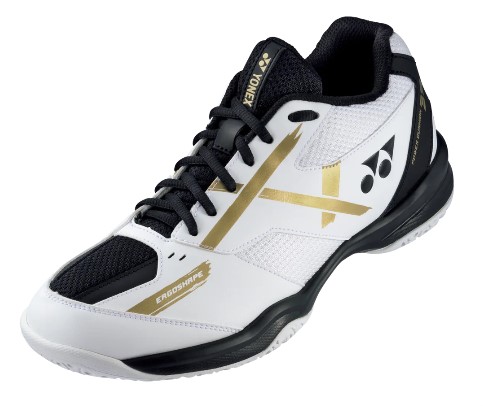 Badmintonové boty Yonex PC 39 WIDE WHITE GOLD