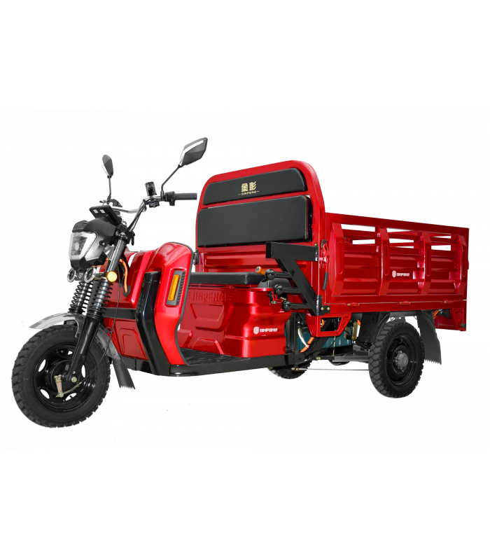 Pracovní tříkolka rikša Cargo E-DSL150 - 72V 45Ah 2800W červená