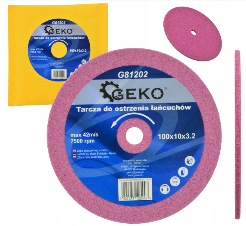 Brusný kotouč do brusky na broušení řetězů 100x10x3,2