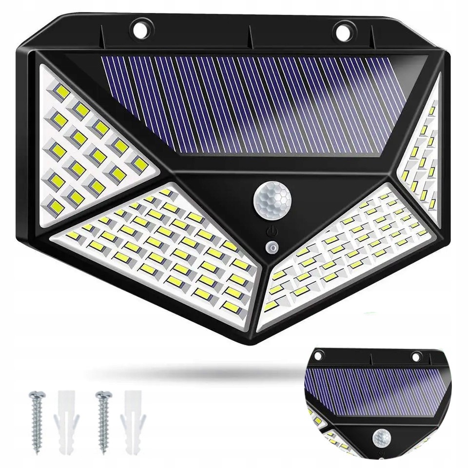 Solar LED osvětlení domu se senzorem pohybu