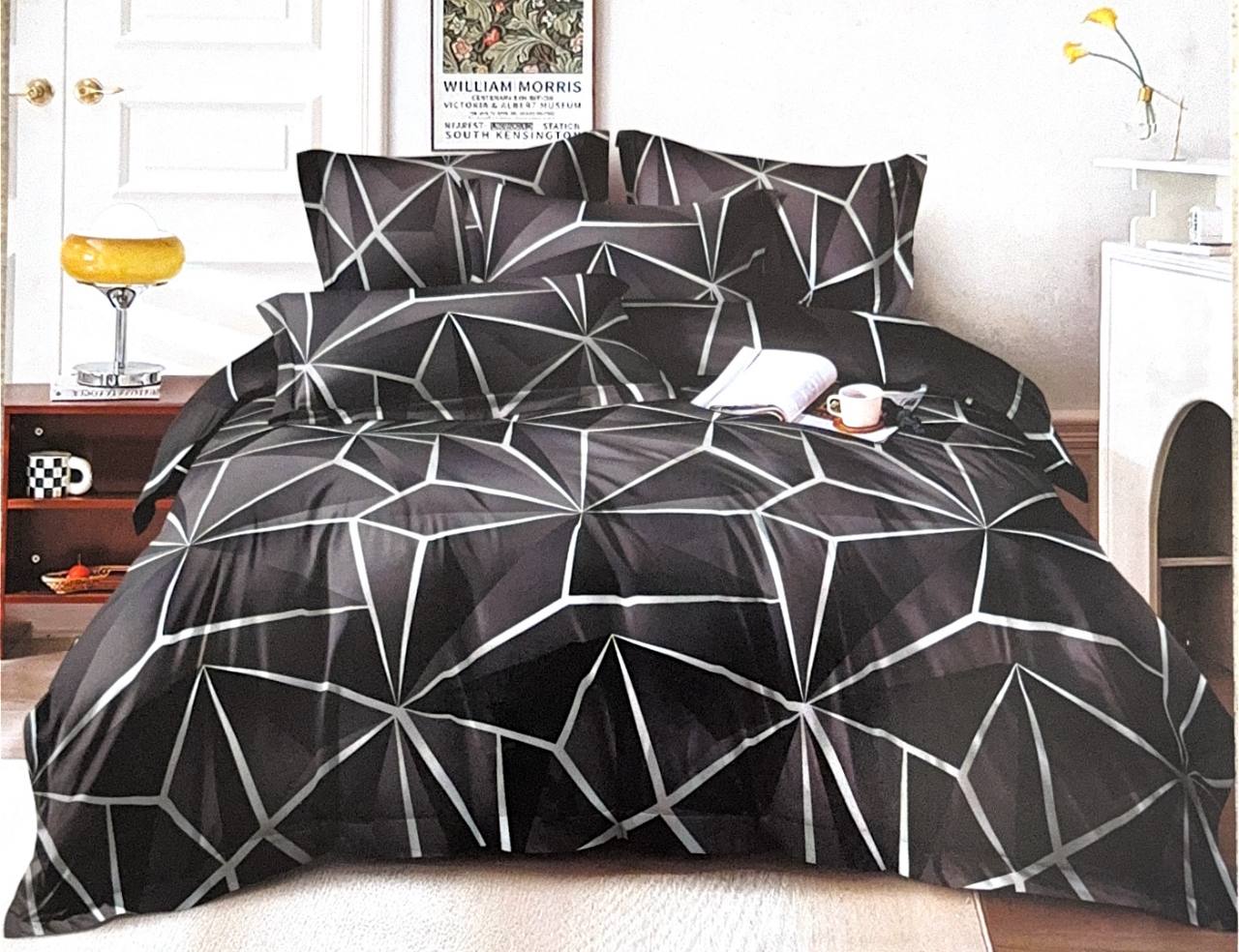 Set 7ks bavlněného oblečení pro postel 220x240cm