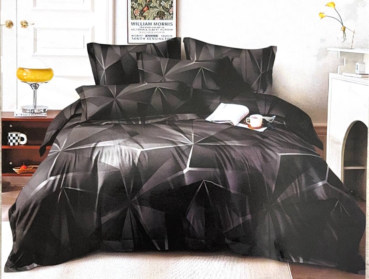 Set 7ks bavlněného oblečení pro postel 220x240cm