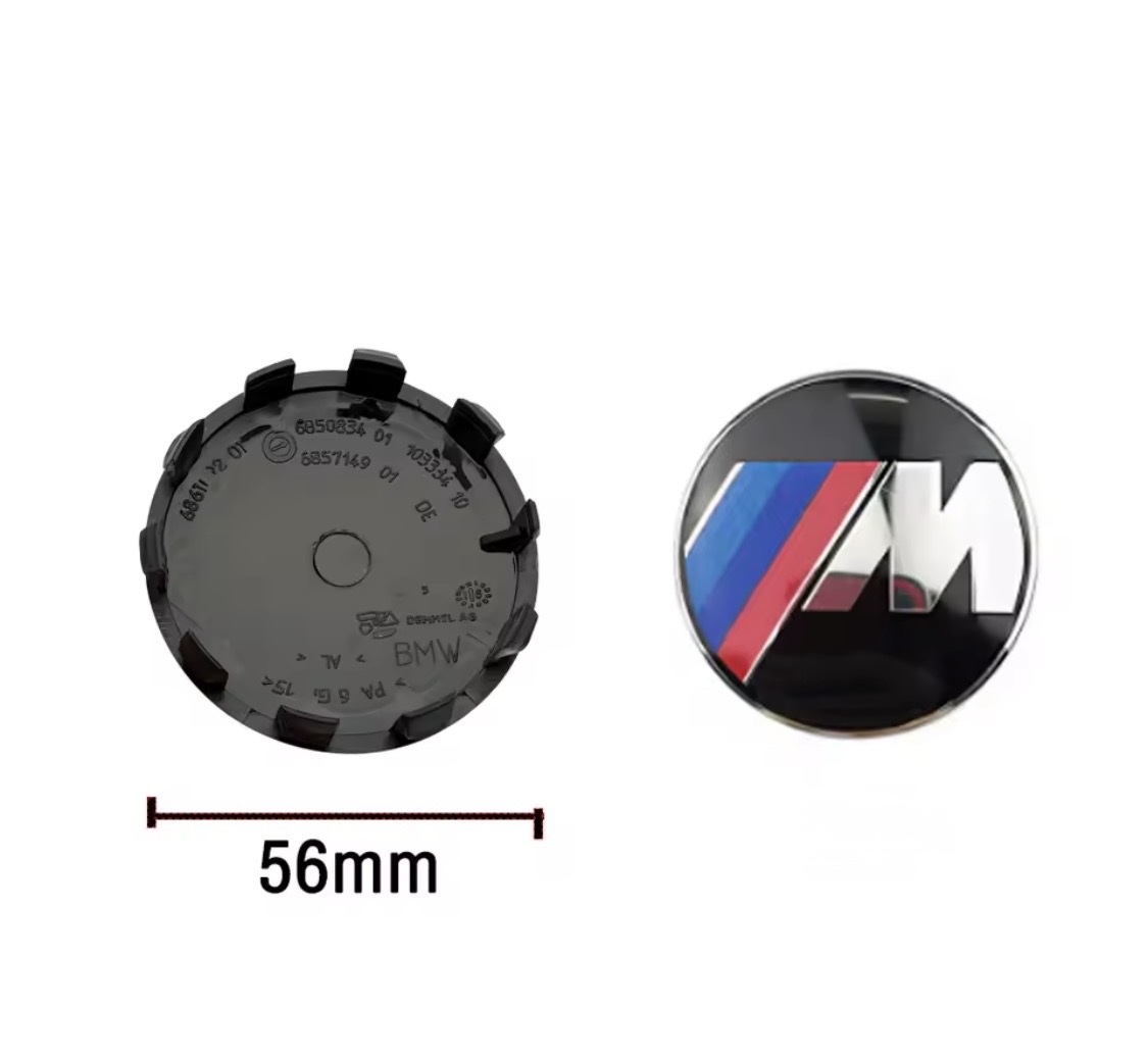 Originál středové kryty kol BMW třída M 56mm