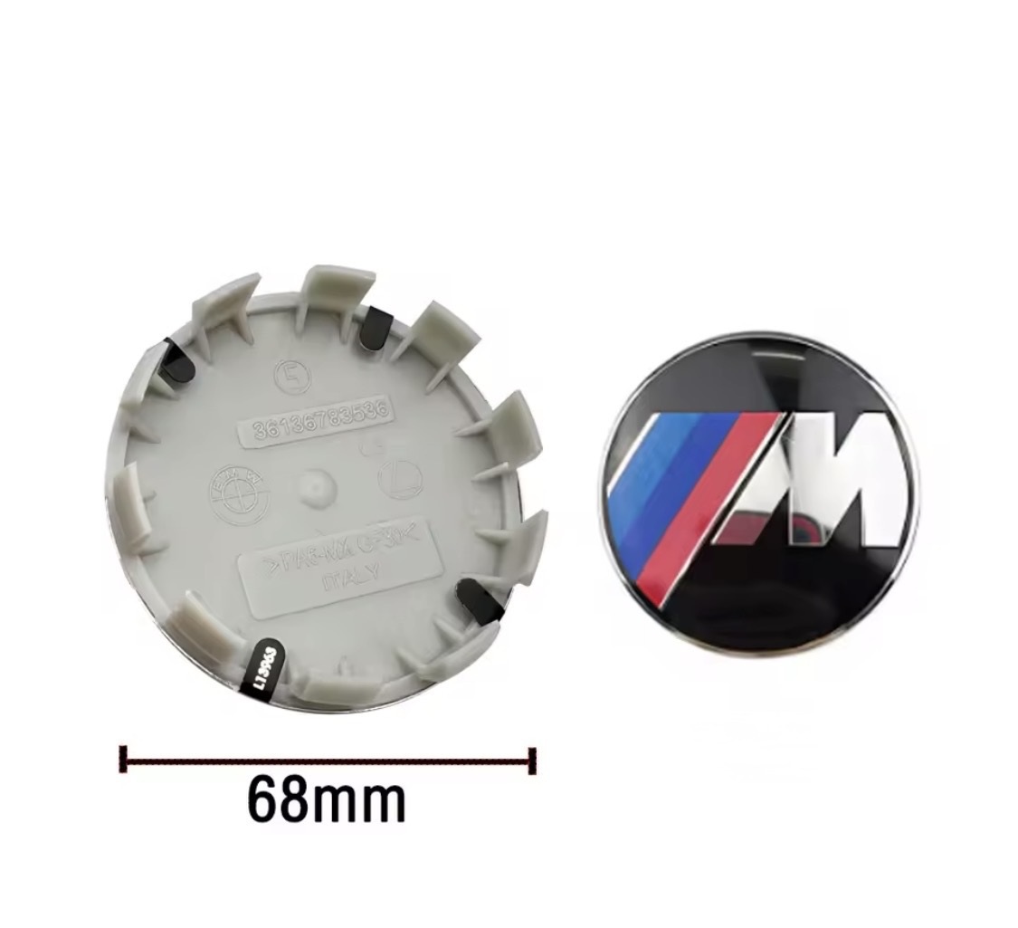 Originál středové kryty kol BMW třída M 68mm